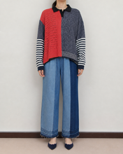 画像をギャラリービューアに読み込む, PANEL L/S POLO / SUMMER KNIT/02 size_A
