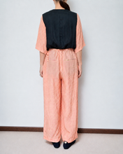 Load image into Gallery viewer, SHORT SLEEVE JUMP SUIT / PNK CHECK / 00 size
