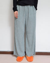 Load image into Gallery viewer, FLARE WIDE PT / GREEN CHECK / 01 size
