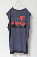 Load image into Gallery viewer, VOILLE FRINGE NO-SLEEVE T_NAV_02
