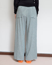 Load image into Gallery viewer, FLARE WIDE PT / GREEN CHECK / 01 size
