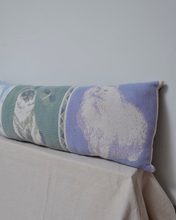 Load image into Gallery viewer, RUG CUSHION_BLUE CAT
