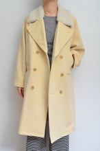 画像をギャラリービューアに読み込む, YELW ANGORA MELTON P-COAT_01 size
