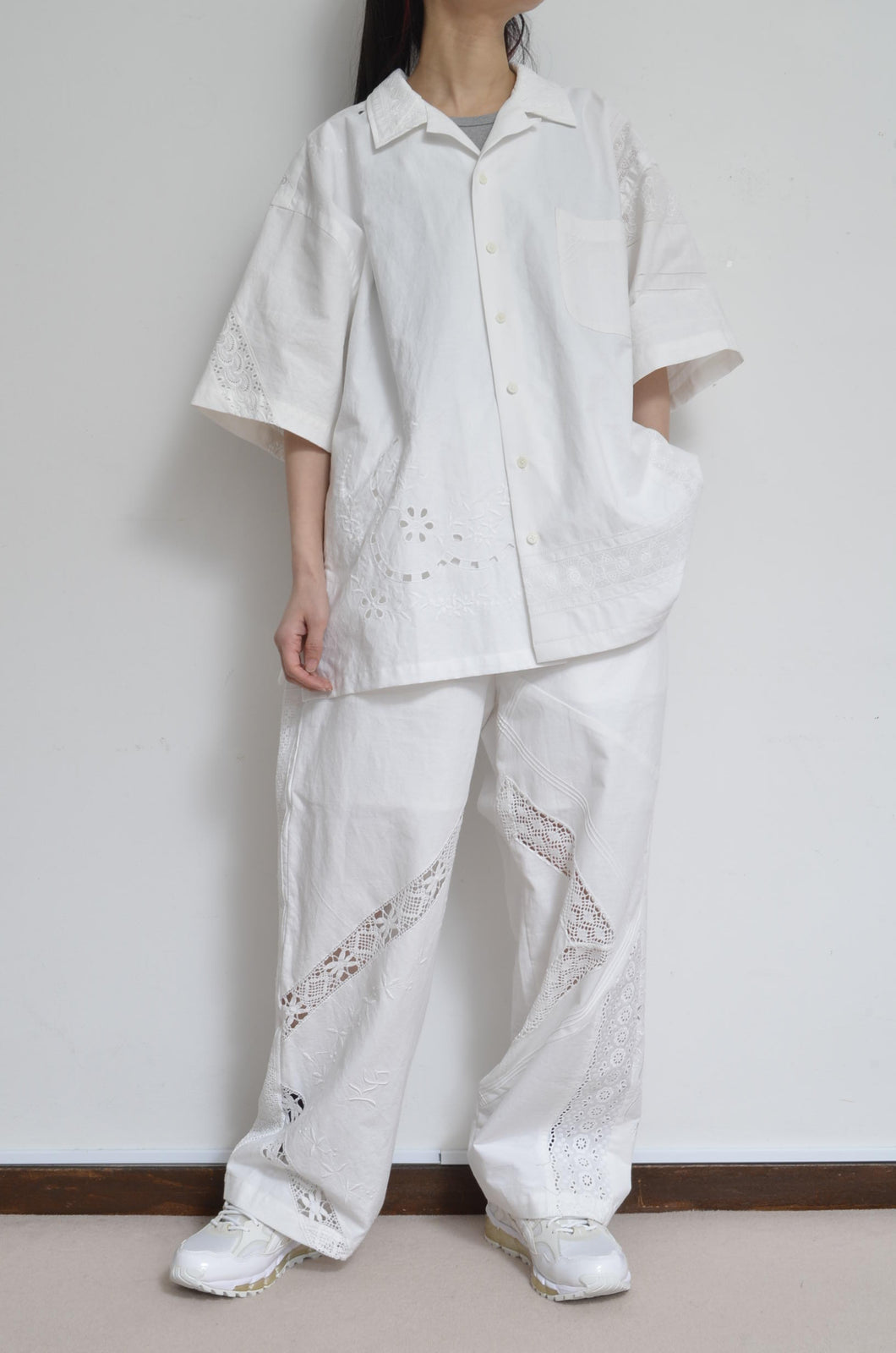 TABLE CLOTH OPEN COLLAR SH / OFF WHITE_01