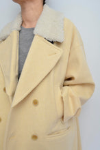 画像をギャラリービューアに読み込む, YELW ANGORA MELTON P-COAT_01 size
