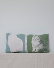 Load image into Gallery viewer, RUG CUSHION_GREEN CAT
