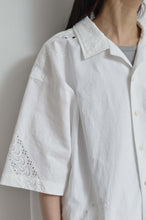 画像をギャラリービューアに読み込む, TABLE CLOTH OPEN COLLAR SH / OFF WHITE_01
