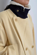 画像をギャラリービューアに読み込む, YELW ANGORA MELTON P-COAT_01 size

