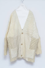 画像をギャラリービューアに読み込む, SWITCHING KNIT C/D（FISHERMAN&#39;S SWEATER)_GREEN_01size
