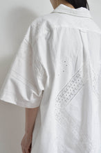 Load image into Gallery viewer, TABLE CLOTH OPEN COLLAR SH / OFF WHITE_01
