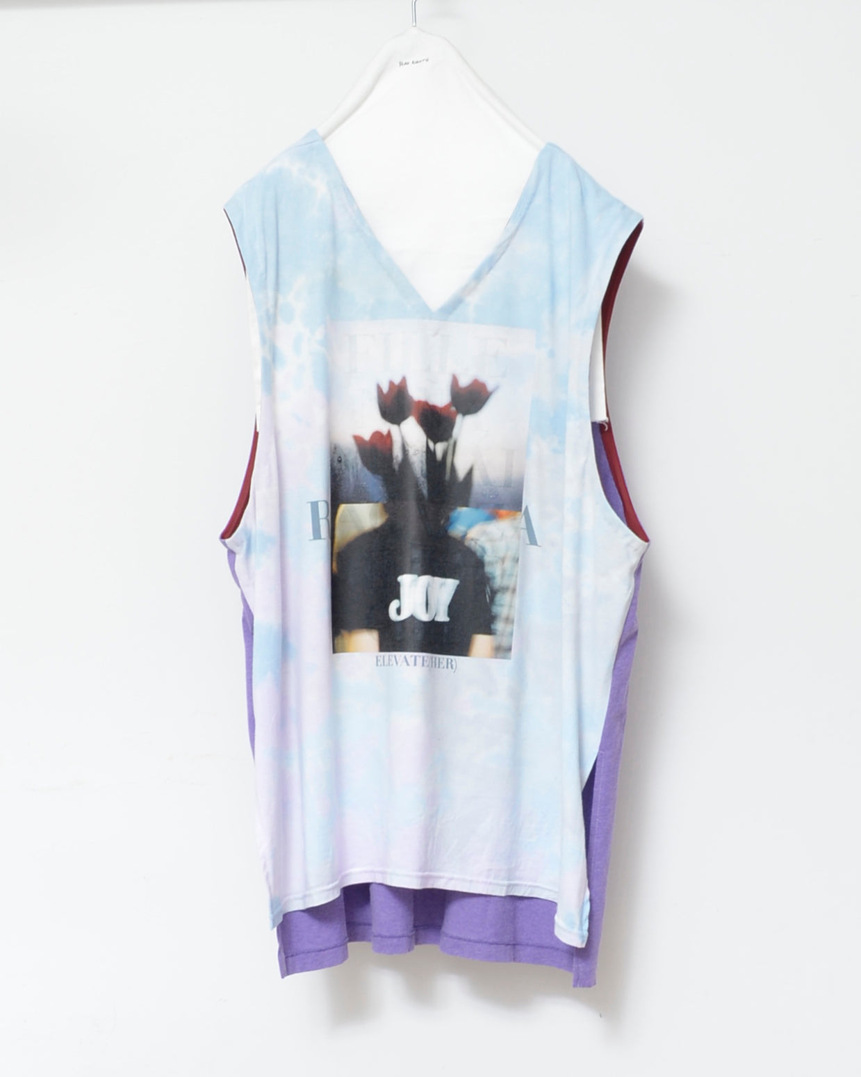 V NECK SLEEVELESS T / JOY_A – here/YEAH RIGHT!!