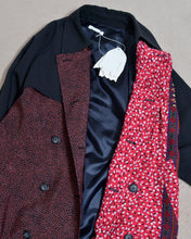 画像をギャラリービューアに読み込む, FLORAL TRENCH COAT/BLK/01 size A
