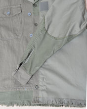 Load image into Gallery viewer, FRAGMENT MILITARY SHIRT (YIN &amp; YANG SLEEVE)/01 size
