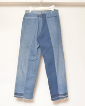 Load image into Gallery viewer, Denim easy panel slacks "PGR" / 02size
