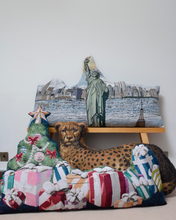 Load image into Gallery viewer, RUG CUSHION_ STATUE OF LIBERTY

