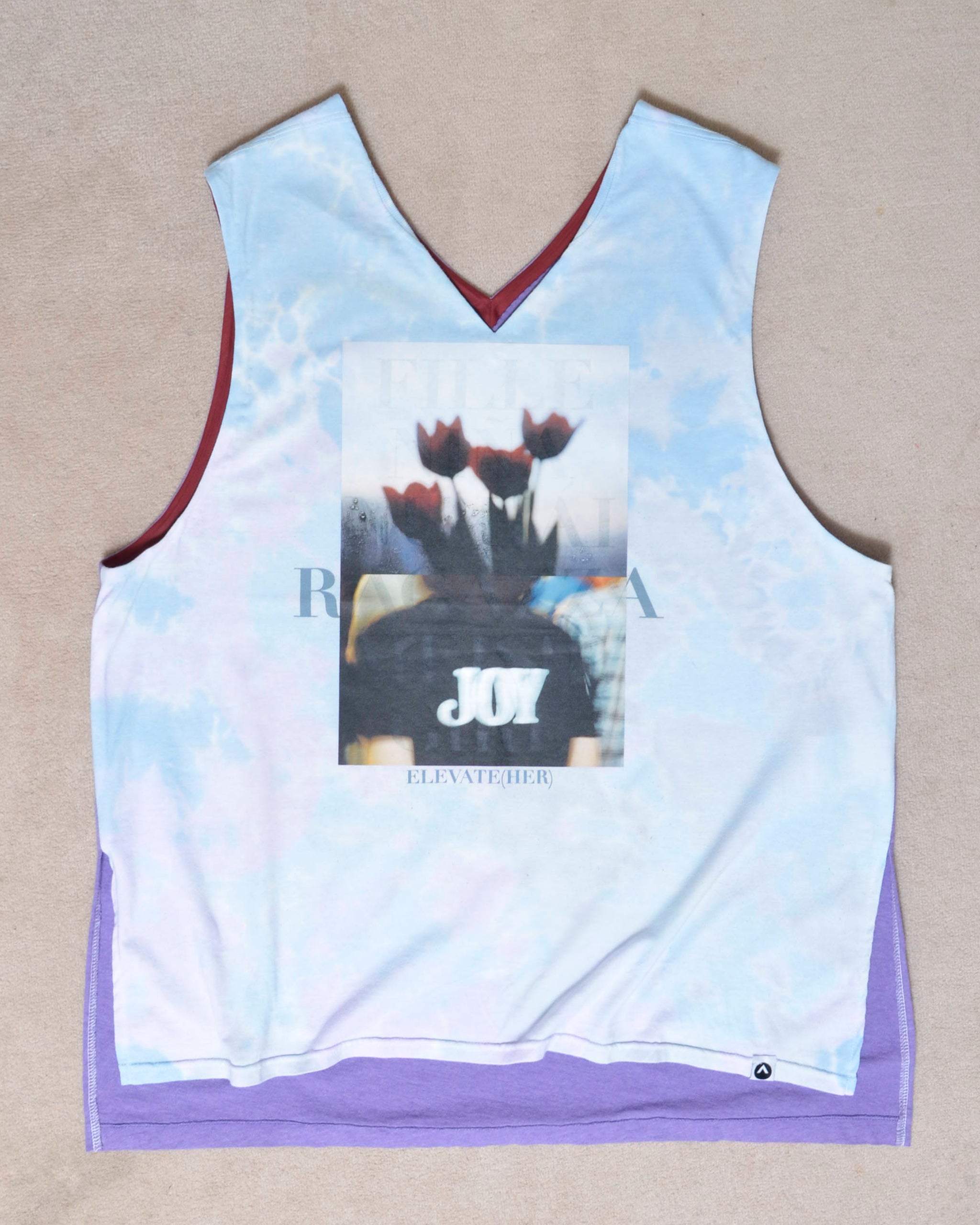 V NECK SLEEVELESS T / JOY_A – here/YEAH RIGHT!!