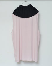 画像をギャラリービューアに読み込む, PLEATED COLLAR SLEEVELESS SHIRT_G
