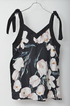 画像をギャラリービューアに読み込む, V-NECK TANK_LONG_LINEN 00/BLACK
