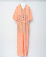 Load image into Gallery viewer, SHORT SLEEVE JUMP SUIT / PNK CHECK / 00 size
