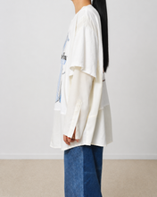 Load image into Gallery viewer, Fake layered T-shirt / WHITE_A
