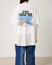 Load image into Gallery viewer, Fake layered T-shirt / WHITE_A
