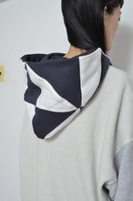 Load image into Gallery viewer, QUILT HOODIE/L GRY_02_A
