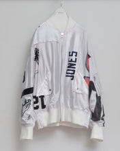 Load image into Gallery viewer, CUT UP MA-1 / FOOTBALL T / WHT / 01 size_A
