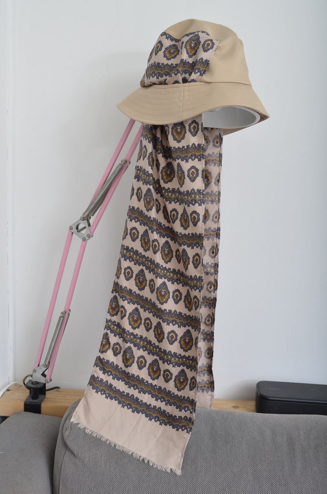SCARF DROOPY BUCKET HAT_BEG_03