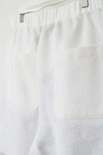 Load image into Gallery viewer, WHT FRINGE RUG SHORTS_01size
