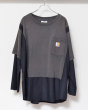 画像をギャラリービューアに読み込む, Fake layered T-shirt / BLACK_E
