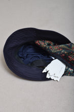 Load image into Gallery viewer, SCARF DROOPY BUCKET HAT_NAV_05
