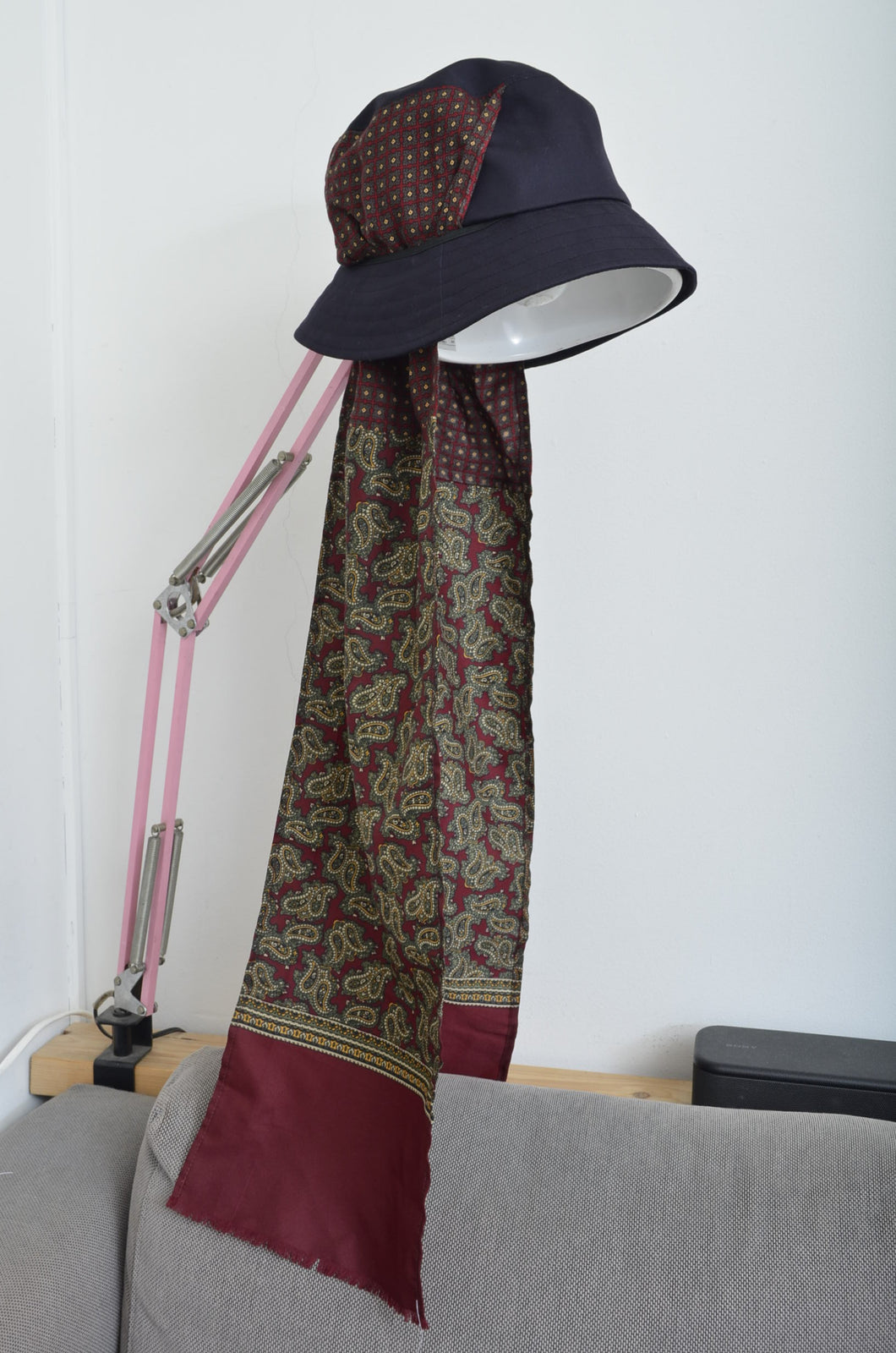 SCARF DROOPY BUCKET HAT_NAV_03