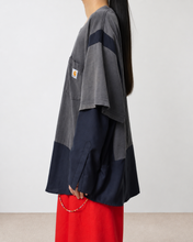 画像をギャラリービューアに読み込む, Fake layered T-shirt / BLACK_E
