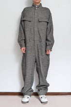 Load image into Gallery viewer, LINEN WOOL JUMP SUIT / BRWN_03
