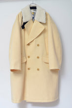 画像をギャラリービューアに読み込む, YELW ANGORA MELTON P-COAT_01 size
