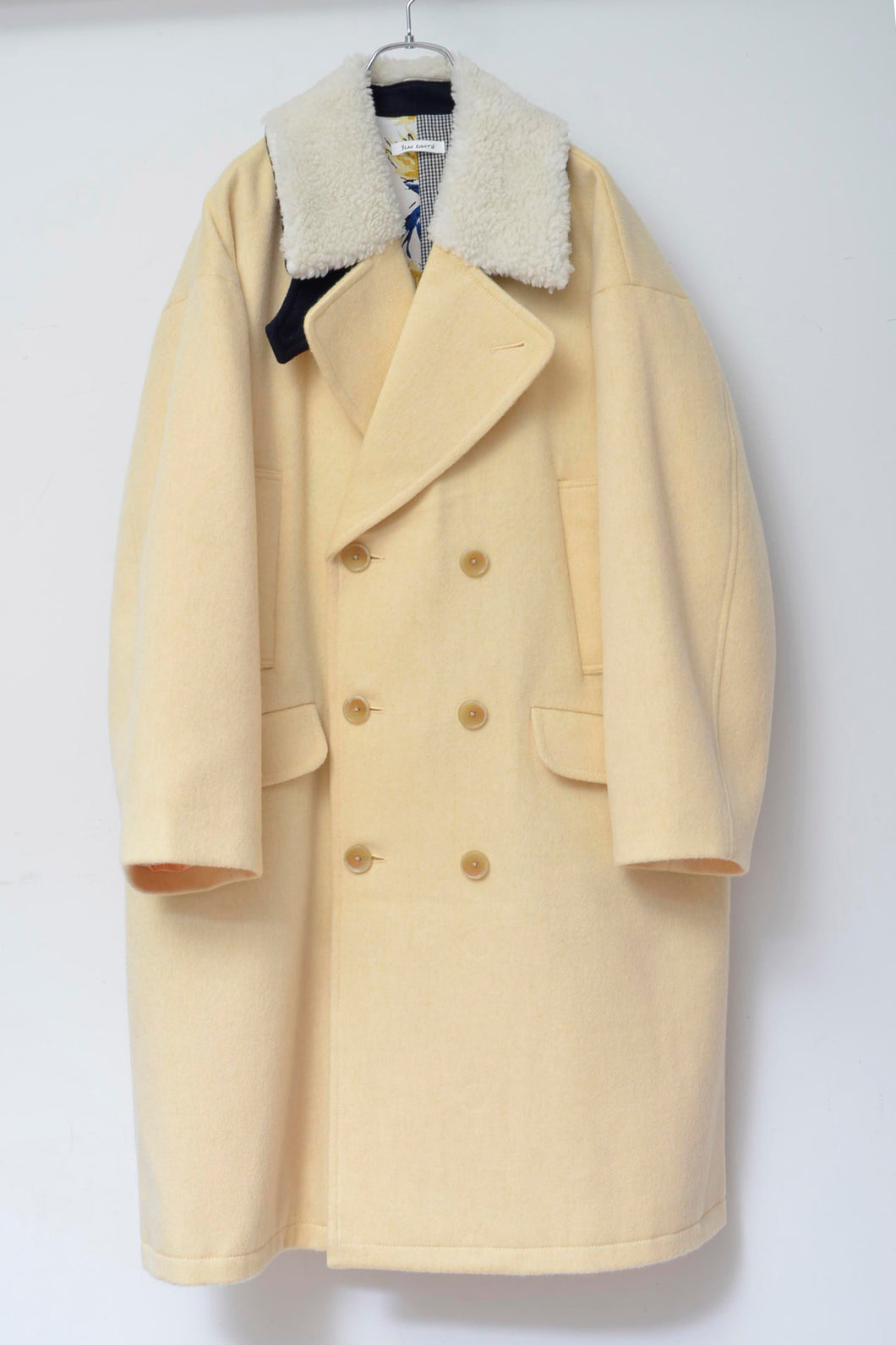 YELW ANGORA MELTON P-COAT_01 size