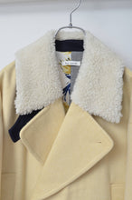 画像をギャラリービューアに読み込む, YELW ANGORA MELTON P-COAT_01 size

