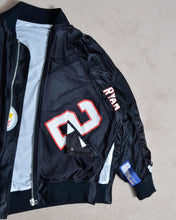 Load image into Gallery viewer, CUT UP MA-1 / FOOTBALL T / BLACK / 02 size
