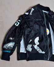 Load image into Gallery viewer, CUT UP MA-1 / FOOTBALL T / BLACK / 02 size
