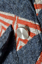 画像をギャラリービューアに読み込む, HERRINGBONE LINEN WOOL QUILTED WORK BLOUSON
