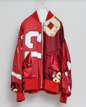 Load image into Gallery viewer, CUT UP MA-1 / FOOTBALL T / RED / 01 size
