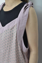 画像をギャラリービューアに読み込む, V-NECK TANK_LONG_LINEN 01/PINK
