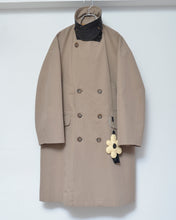 Load image into Gallery viewer, Flower charm pea coat / peach skin
