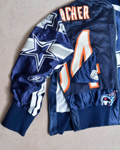 Load image into Gallery viewer, CUT UP MA-1 / FOOTBALL T / BLUE / 01size
