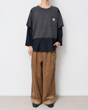 画像をギャラリービューアに読み込む, Fake layered T-shirt / BLACK_E
