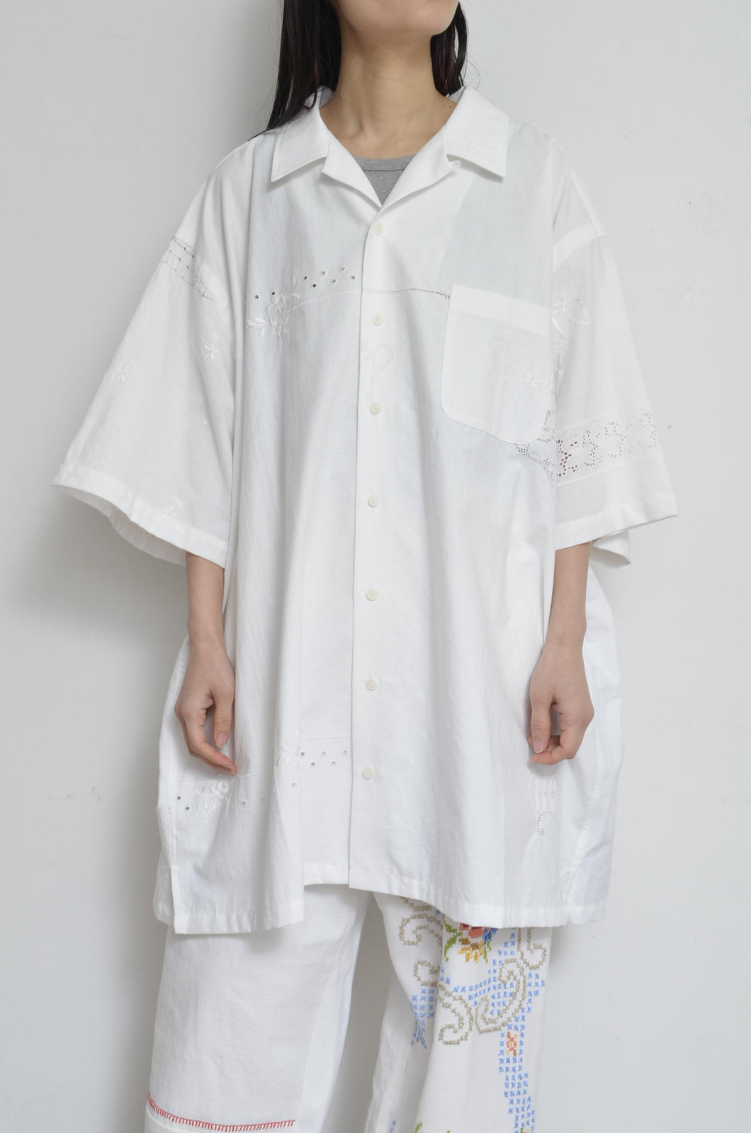 TABLE CLOTH OPEN COLLAR SH / OFF WHITE_02