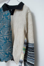 画像をギャラリービューアに読み込む, PANEL L/S POLO / SUMMER KNIT/01 size
