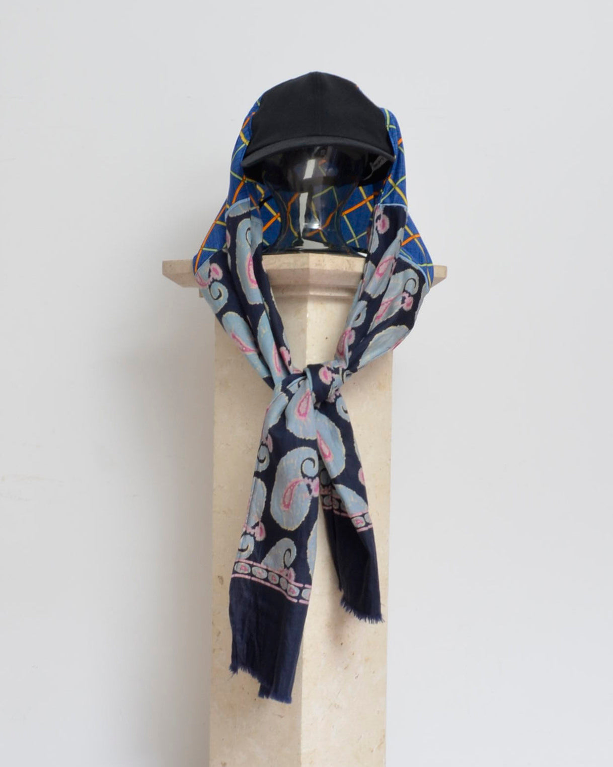 DROOPY SCARF CAP / BLACK – here/YEAH RIGHT!!