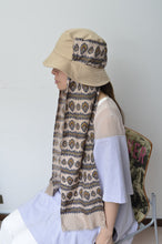 Load image into Gallery viewer, SCARF DROOPY BUCKET HAT_BEG_03
