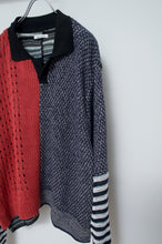 画像をギャラリービューアに読み込む, PANEL L/S POLO / SUMMER KNIT/02 size_A
